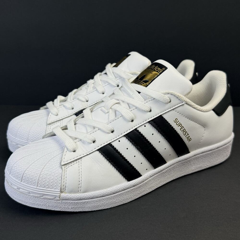 Adidas Superstar Women’s 8 White Black Sneakers Classic C77153 Casual Shoes